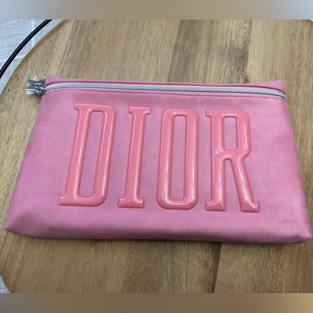 Dior Pink Tone-on-Tone GWP Cosmetic Pouch